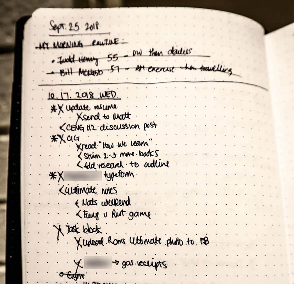 Bullet Journal Daily